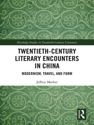 cover image of Twentieth-Century Literary Encounters in China